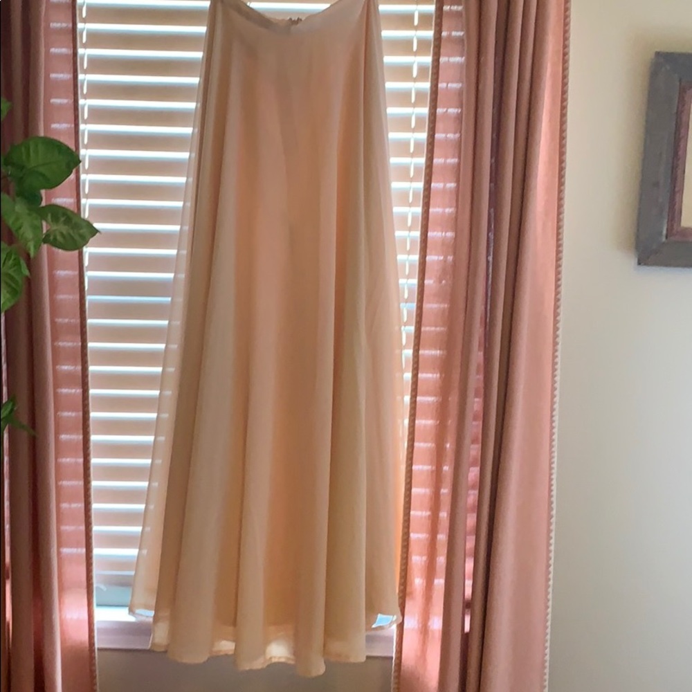 Jenny Yoo blush skirt